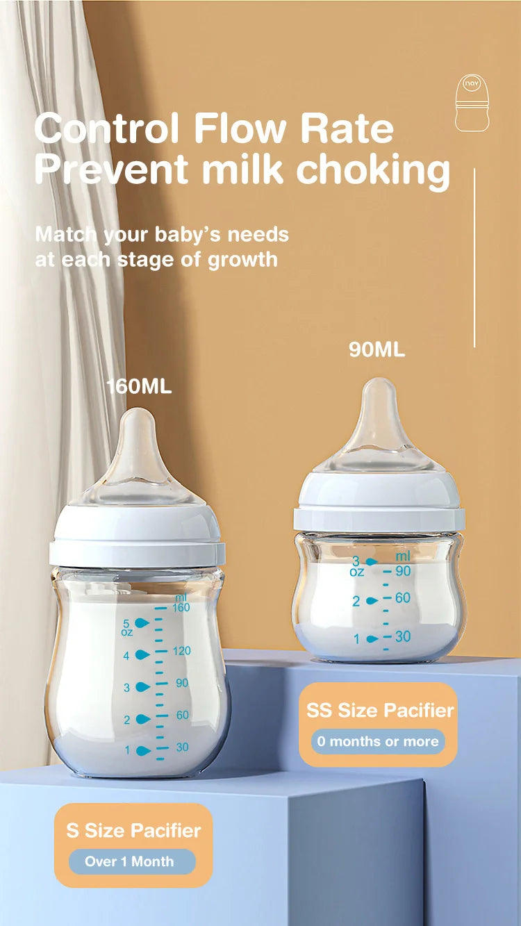 Dr. Isla Anti-Choke Glass Baby Bottle