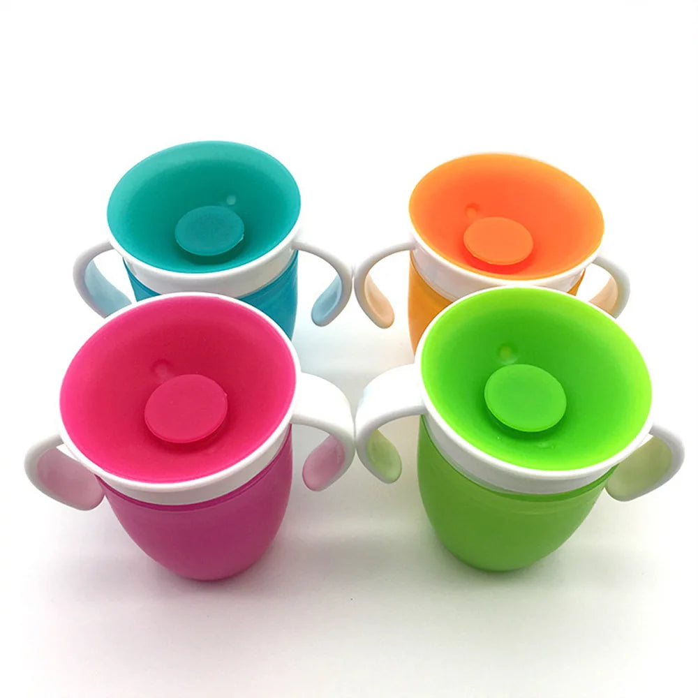 Leakproof Silicone Sippy Cup with Handles