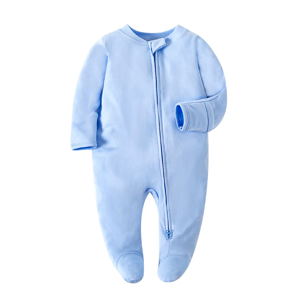 Newborn Solid Colored Onesie 3-9M