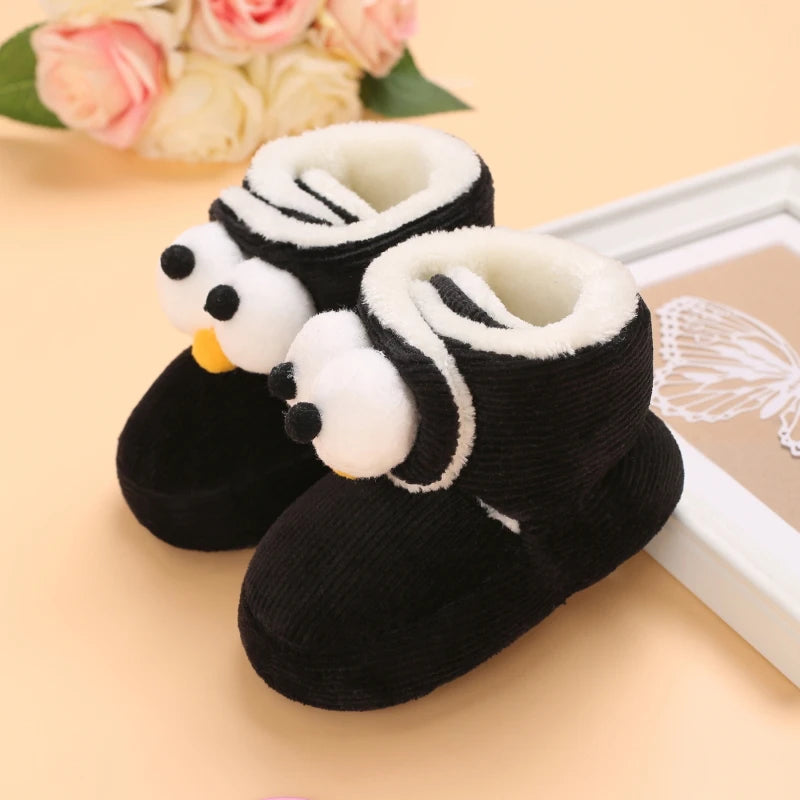 Infants Winter Teddy Bear Baby Booties