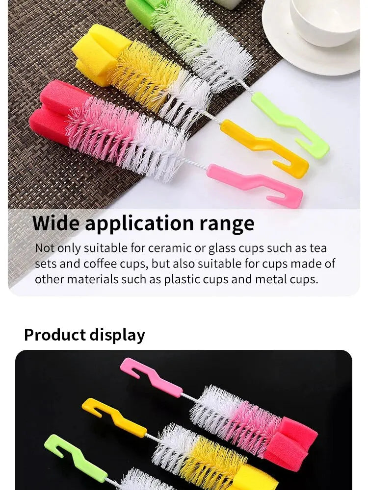 Baby Bottle Cleaning Brush with Sponge