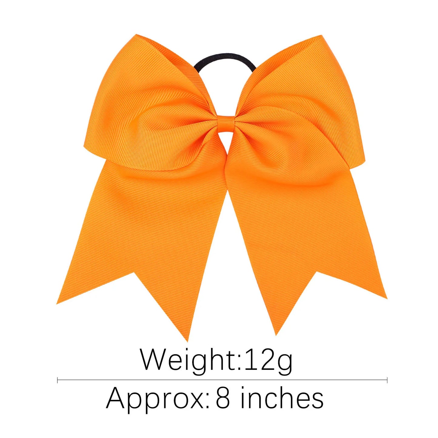 8-Inch Large Cheer Bow Hair Tie