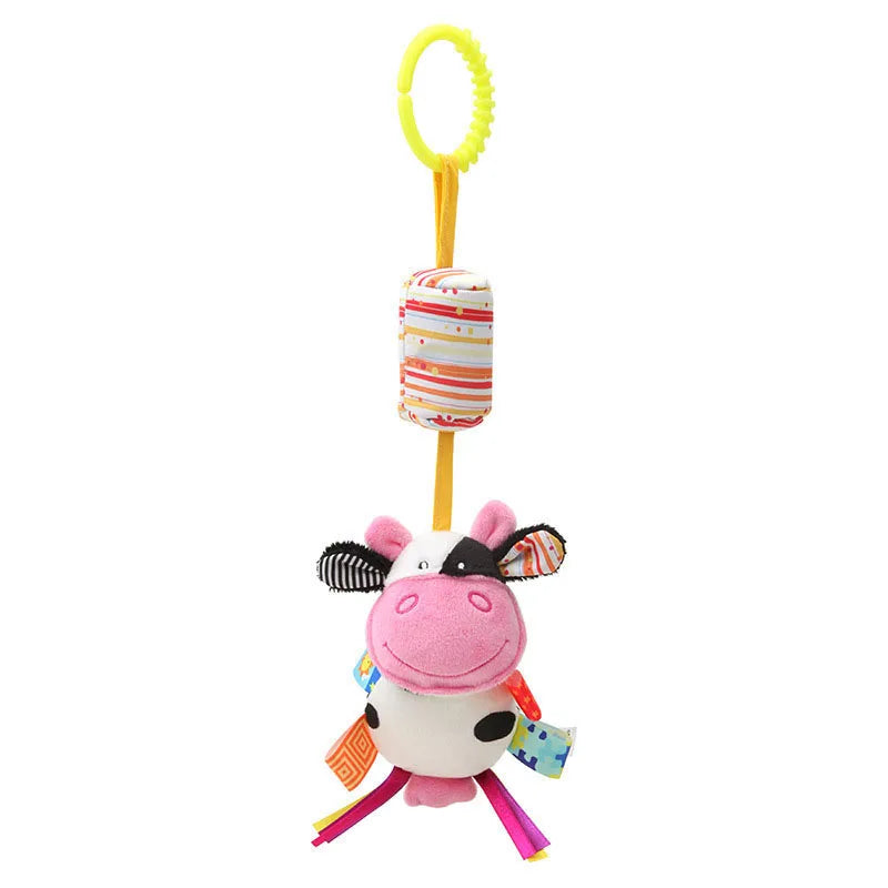 Plush Animal Hanging Rattle