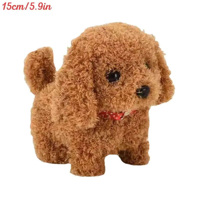 Electronic Walking and Barking Plush Dog Toy