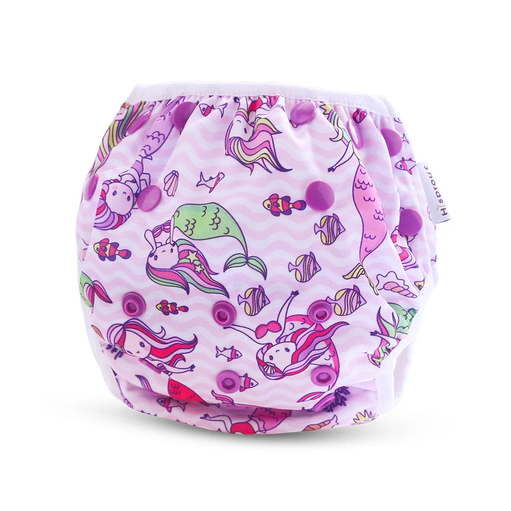 Infants Adjustable Swim Diaper Trunks