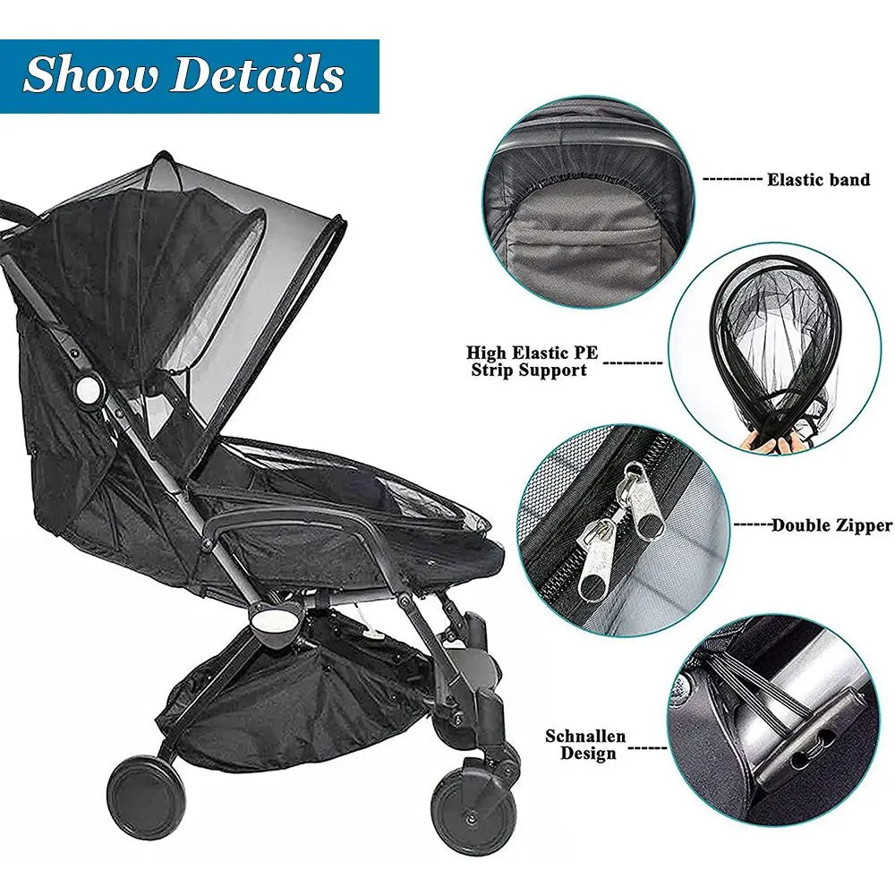 Full-Coverage Baby Mosquito Net