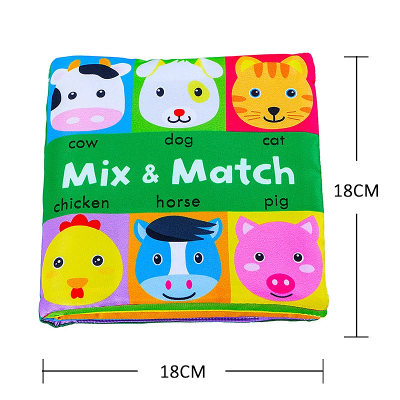 Baby Jungle Cloth Book