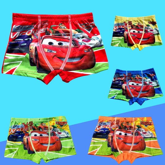 2-Piece Disney Cars Lightning McQueen Boys Boxer Briefs