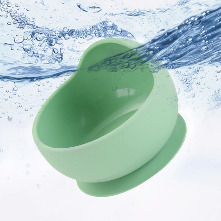 1PC Baby Food Grade Silicone Suction Bowl