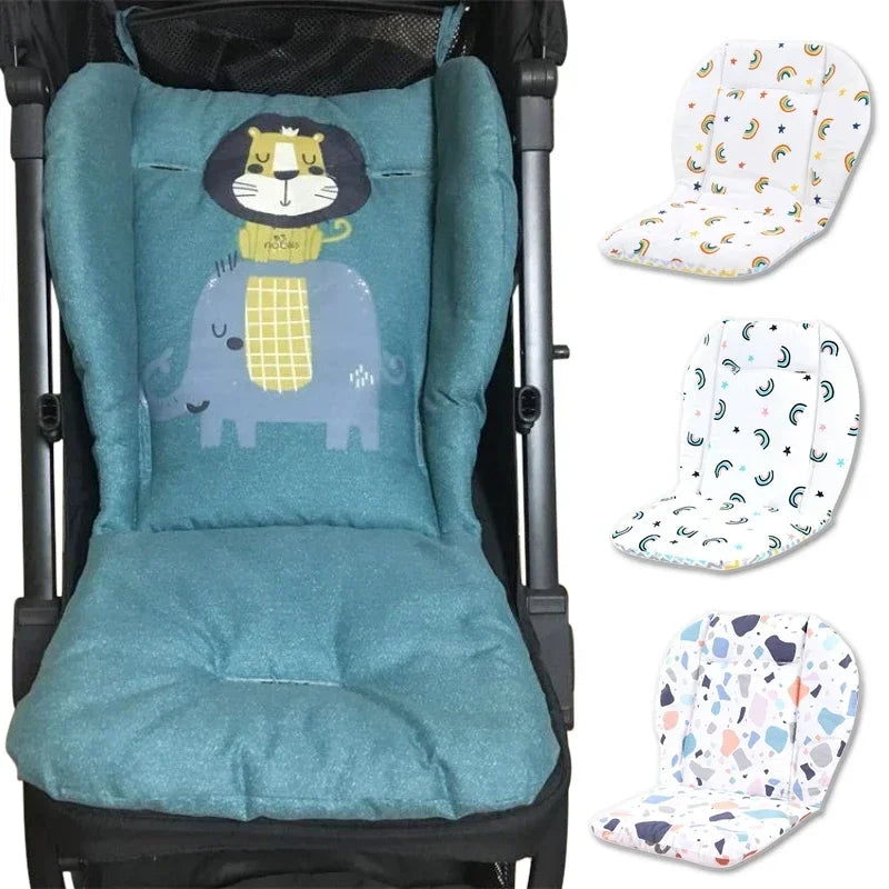 Baby Stroller Seat Mat – Soft Cotton Cushion Pad for Newborn Comfort & Support 👶🍼