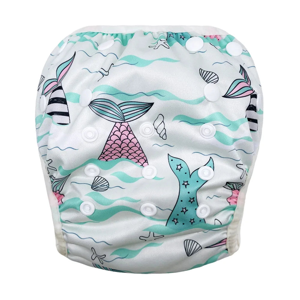 Infants Adjustable Swim Diaper Trunks