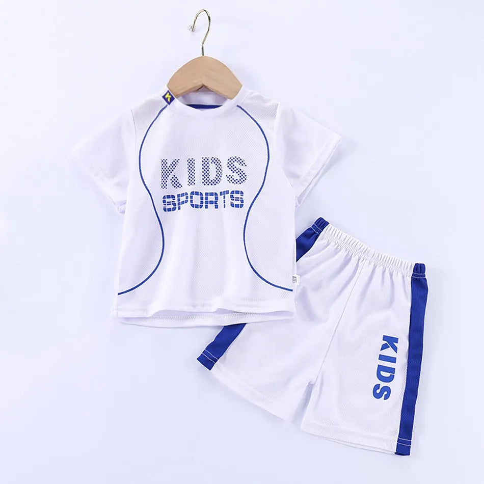 Kids Sports Breathable Summer Matching Set 12M-12Y