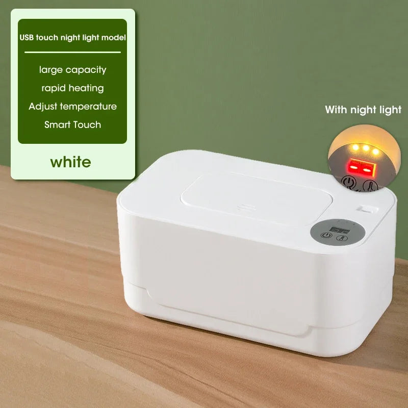 Baby Wipe Warmer – LED Digital Display & Large Capacity Dispenser