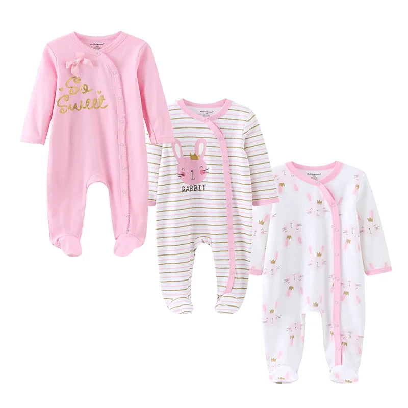 Kiddiezoom 3ct Long Sleeve Onesie