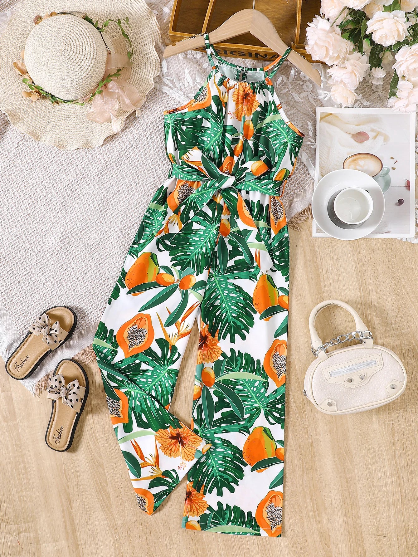 Papaya Tree Vacation Jumpsuit