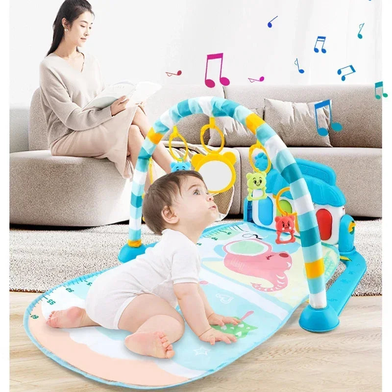 Musical Piano Keyboard Tummy Time Play Mat