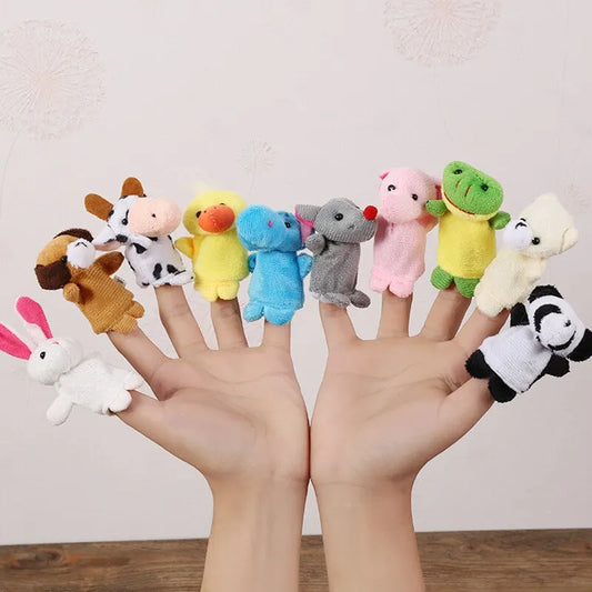 10 Pcs Cartoon Finger Puppets