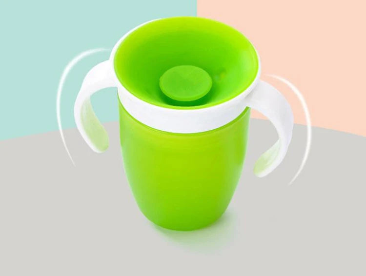 Leakproof Silicone Sippy Cup with Handles