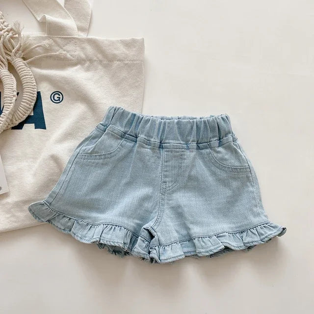 Girls' Summer Ruffle Shorts