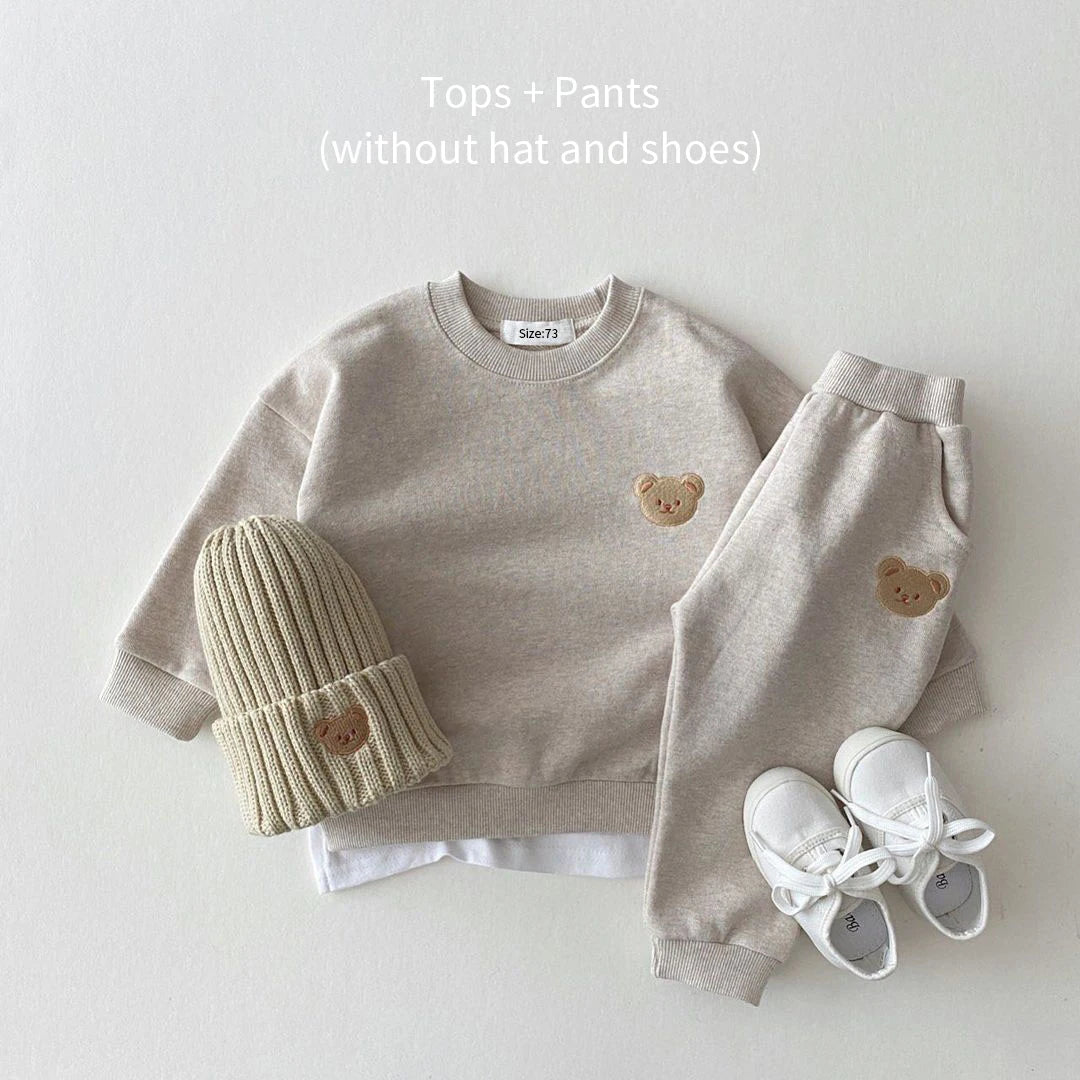 Teddy Bear Sweater and Sweatpants Set 9M-4T