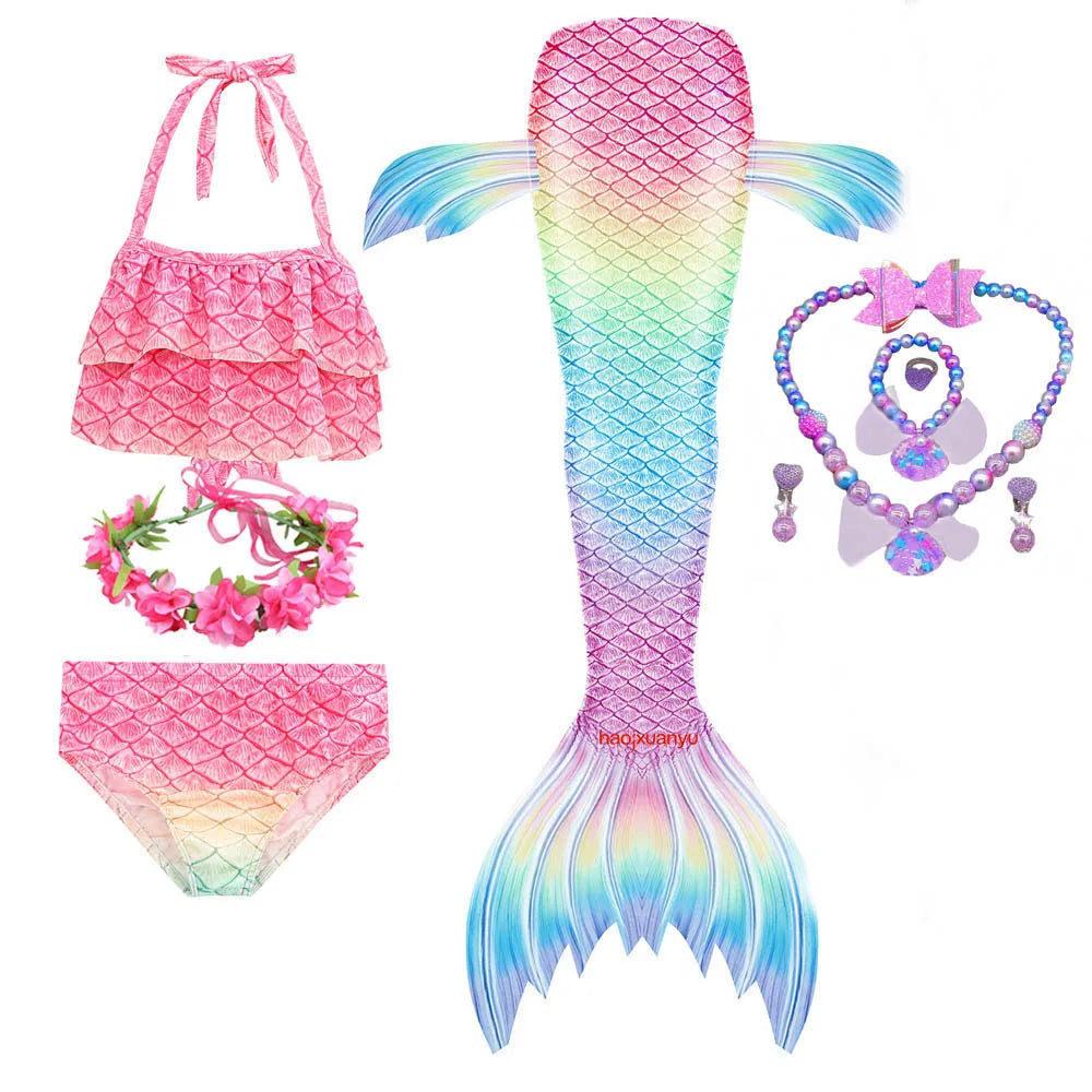 Mermaid Swim Costume with Tail