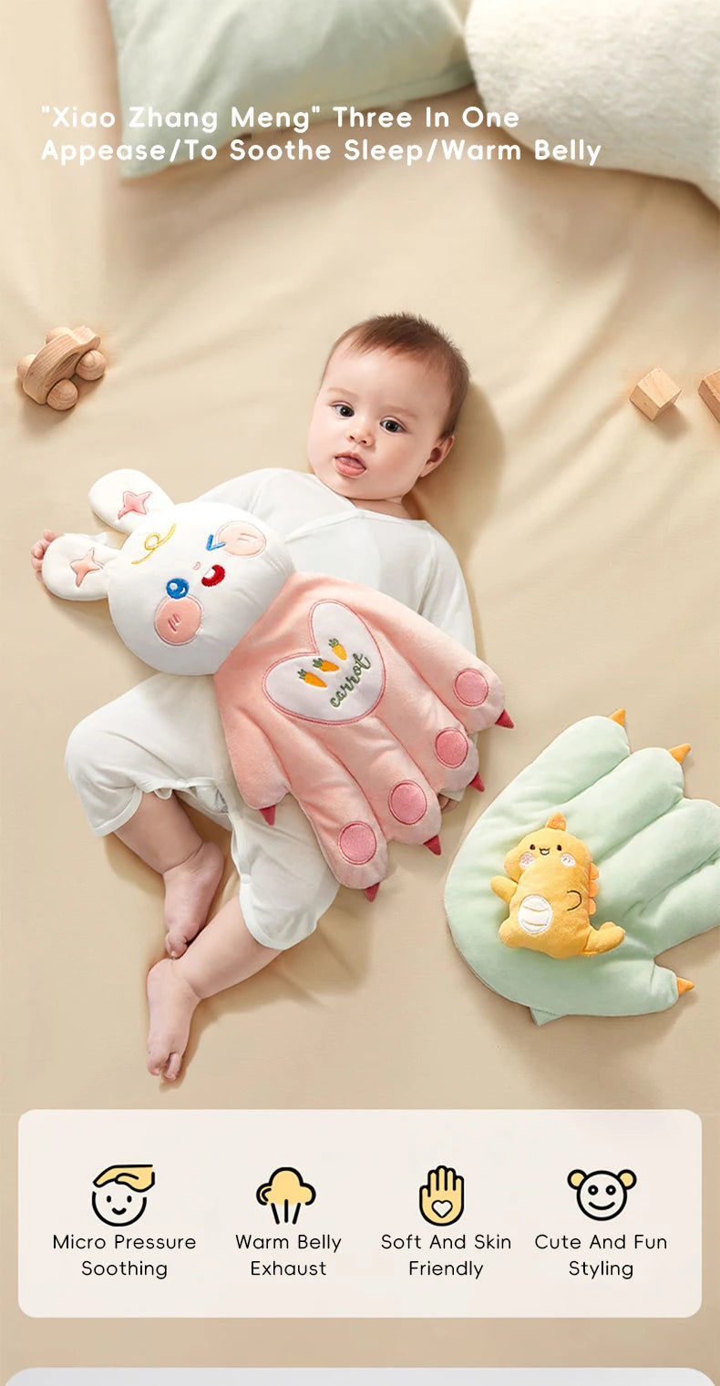 Baby Sleep Pillow – Soft Soothing Anti-Startle Hand