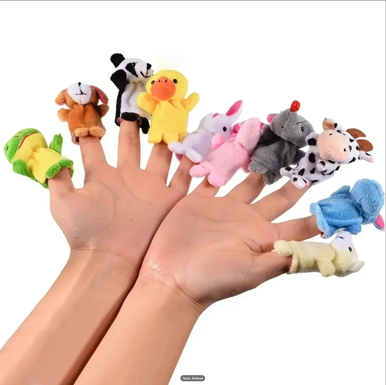 10 Pcs Cartoon Finger Puppets