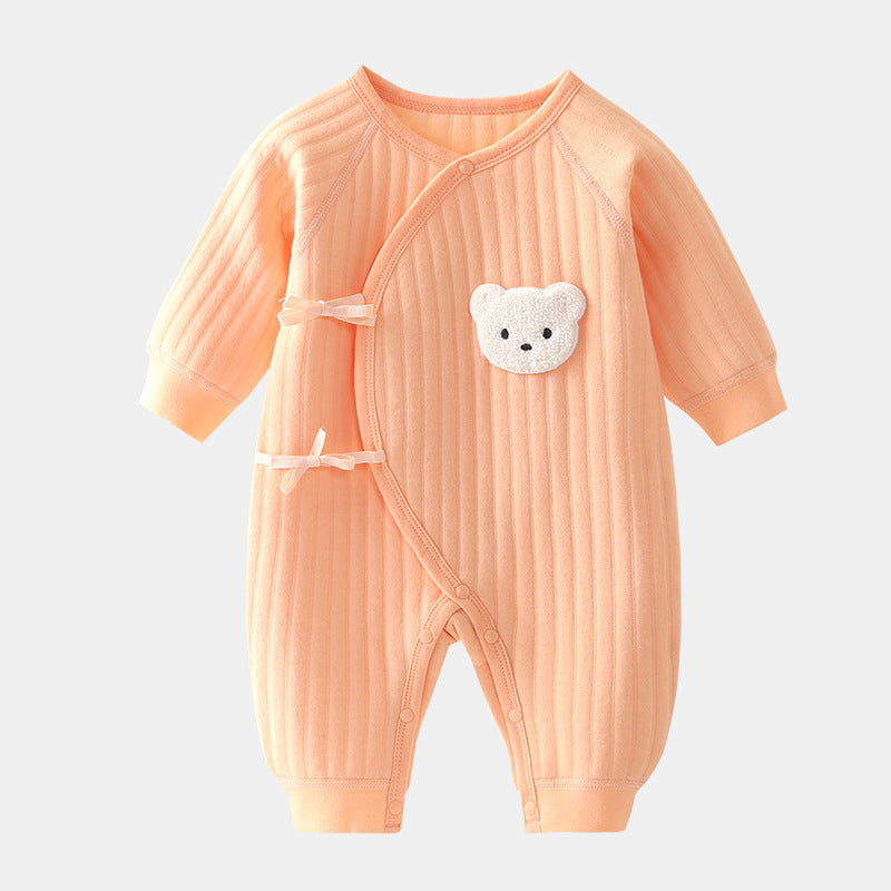 Newborn Teddy Bear Onesie 0M-6M Unisex