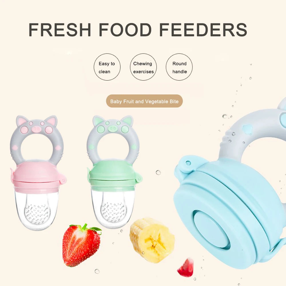 Silicon Baby Feeder Nibbler Gum Soother