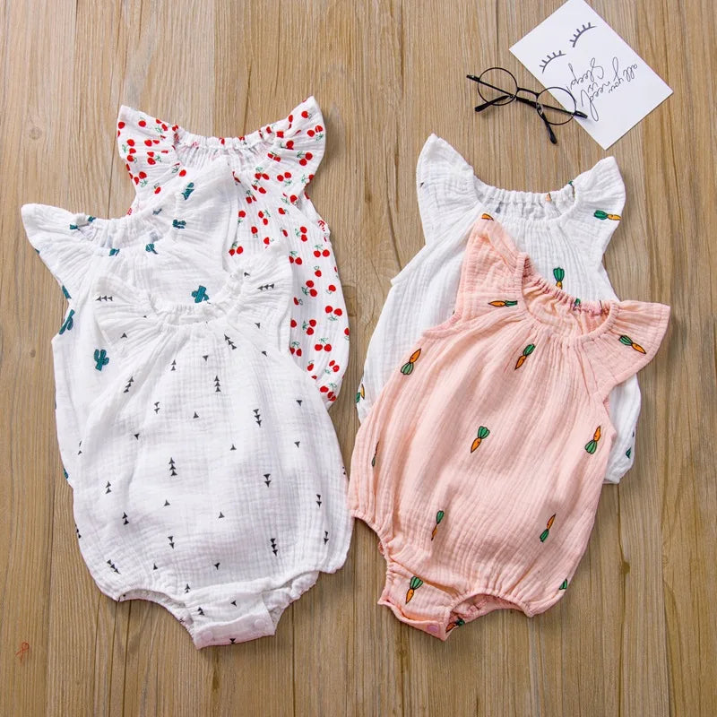 Girls Spring/Summer Romper 0M-18M