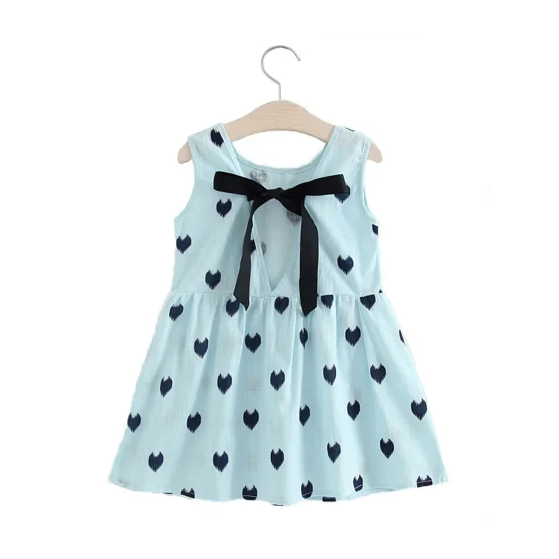 Girls' Flower Print Dress