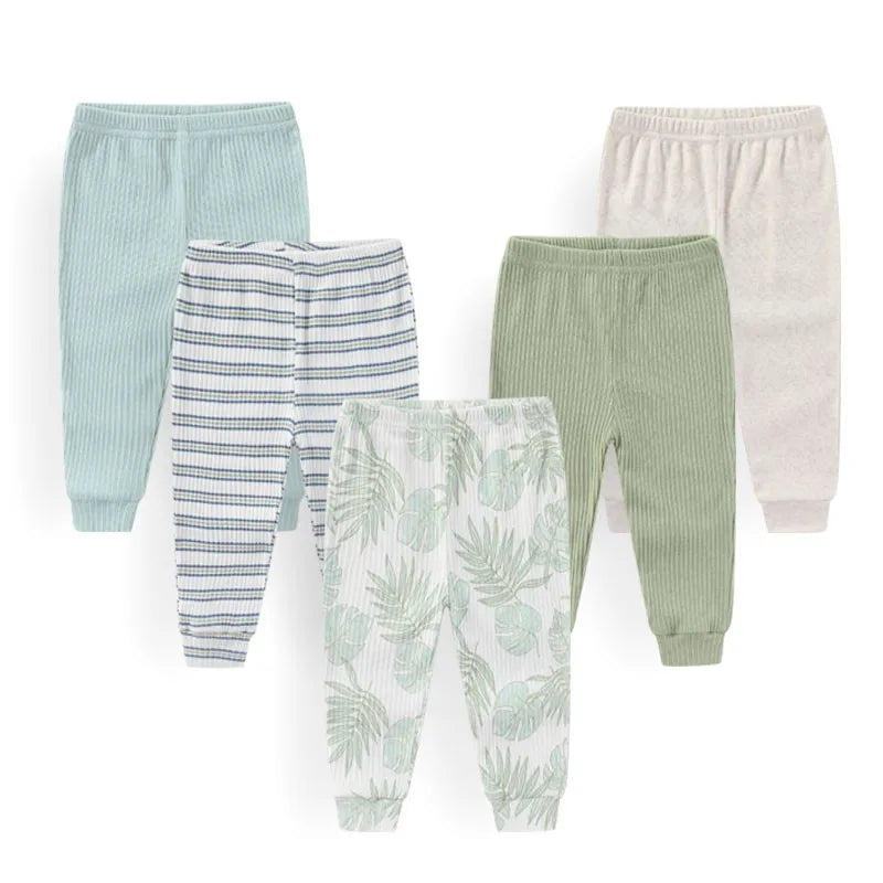 4 Piece and 5 Piece Packs Newborn Pants 0-12M