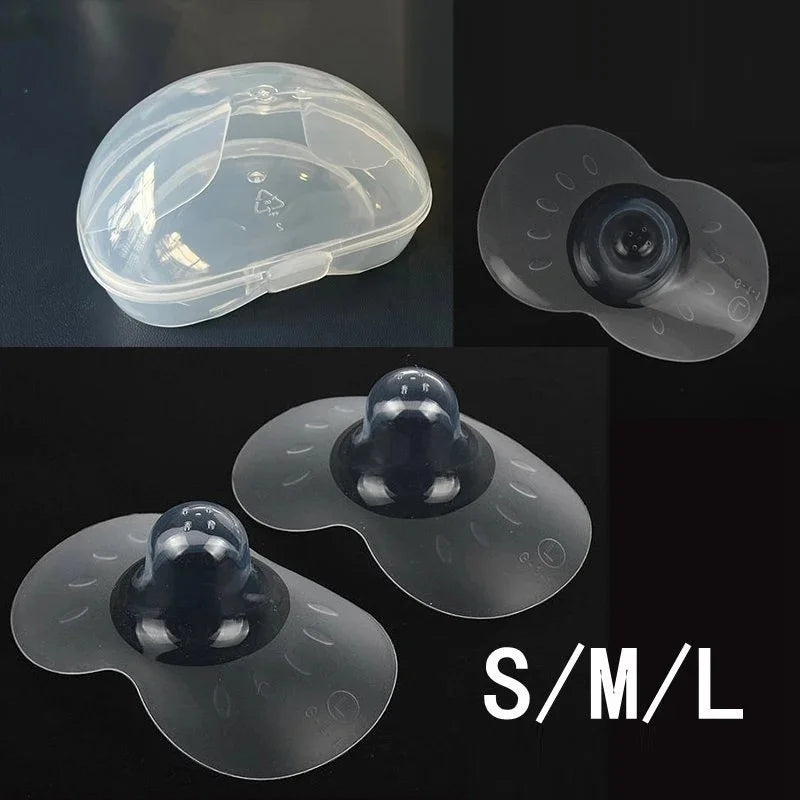 2PCS Silicone Breastfeeding Nipple Protectors