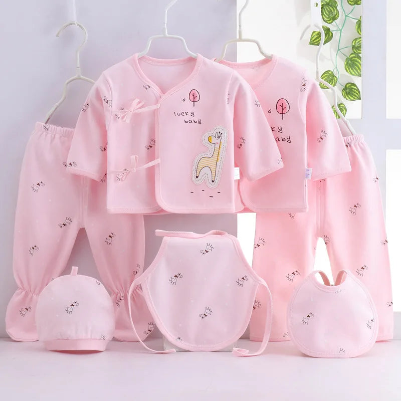 7 Piece Newborn Matching Gift Set