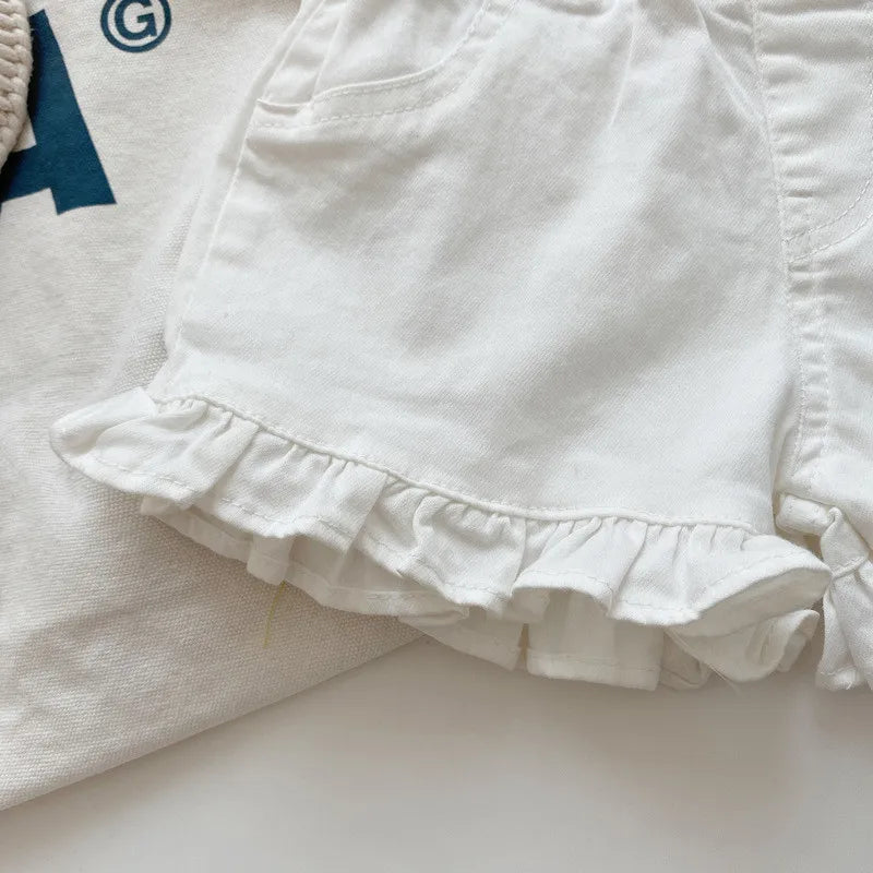 Girls' Summer Ruffle Shorts