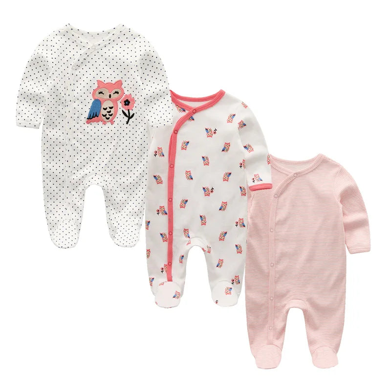 Kiddiezoom 3ct Long Sleeve Onesie