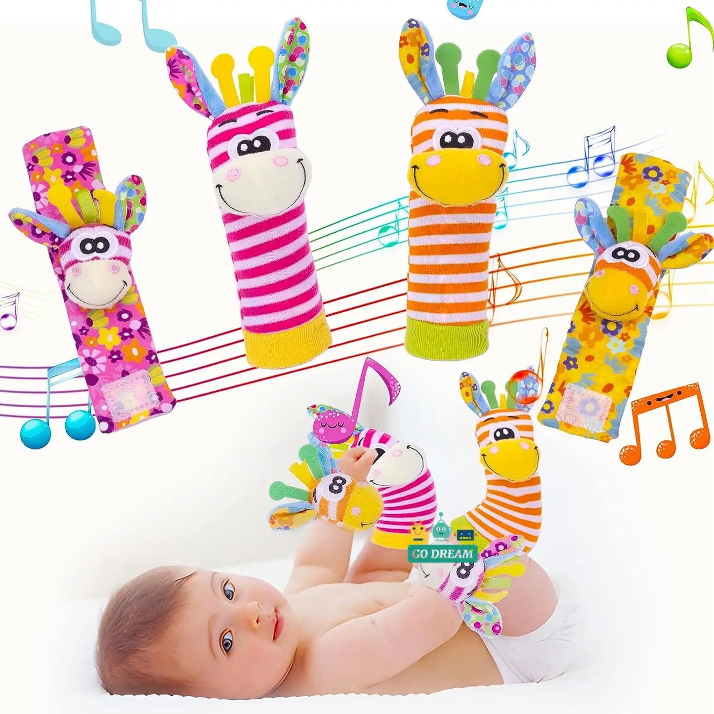 Baby Wrist Socks Rattle