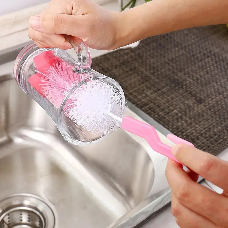 Baby Bottle Cleaning Brush with Sponge