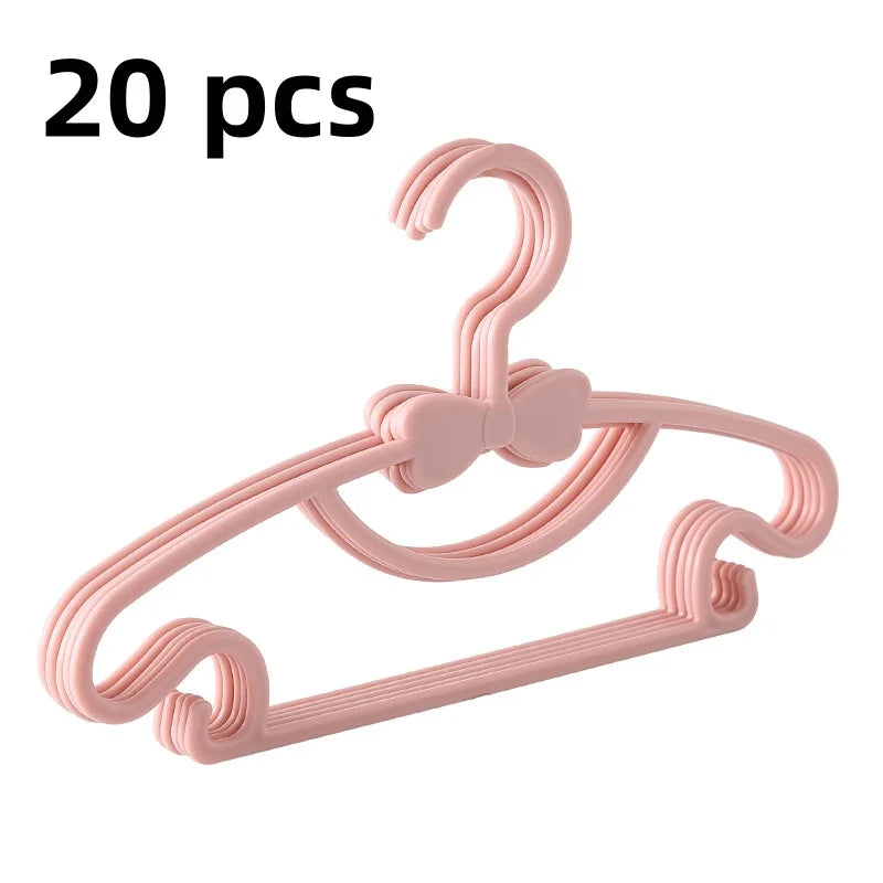 10ct & 20ct Non-Slip Plastic Clothes Hangers