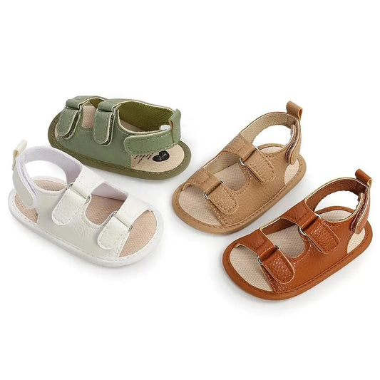 Leather Flat Open Toe Summer Sandals