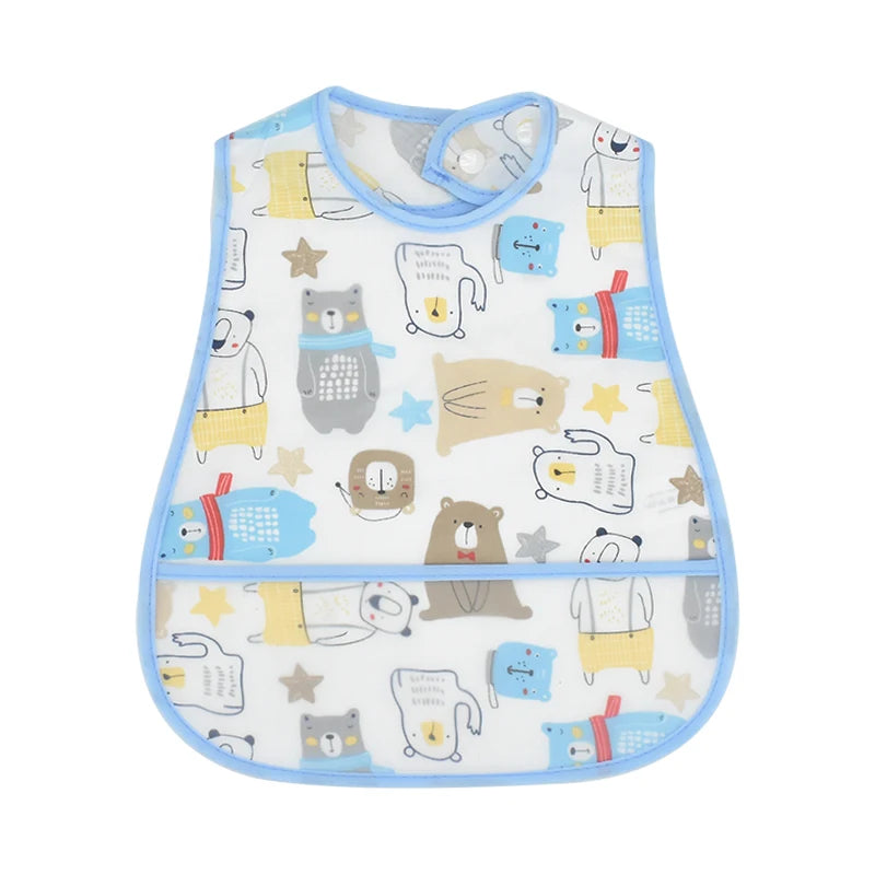 Waterproof Toddler Bib with Pocket