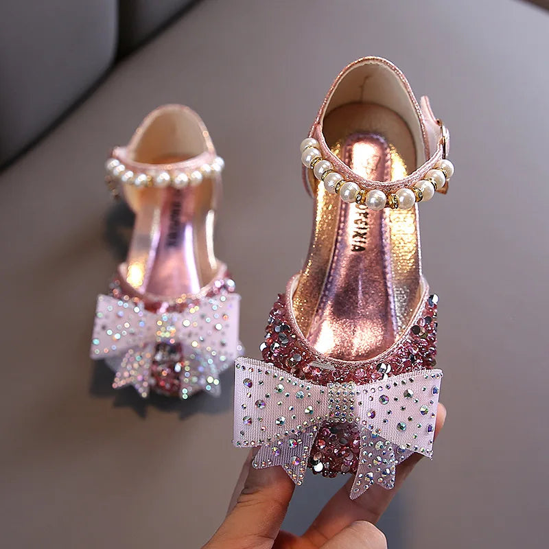 Toddler Girls' Princess Rhinestone Dress Sandals