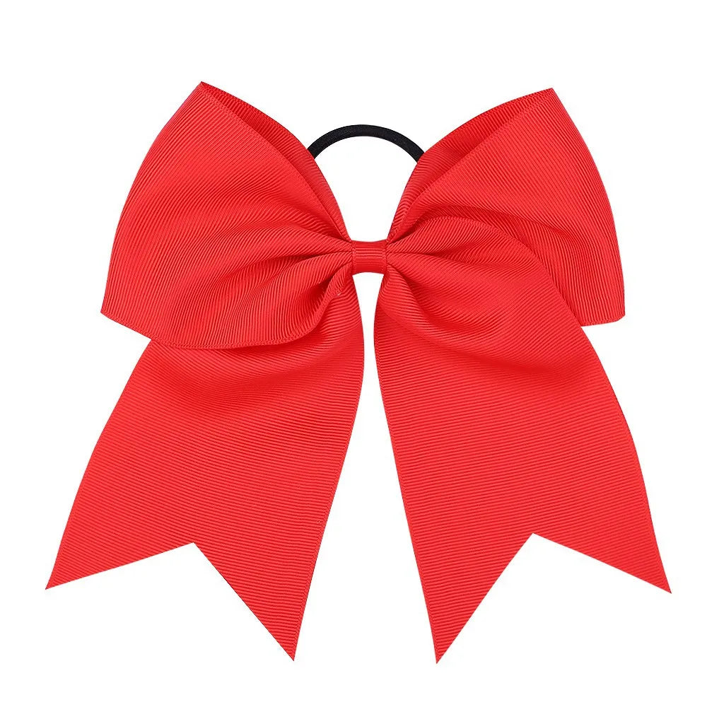 8-Inch Large Cheer Bow Hair Tie