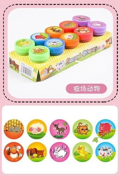 10pcs Assorted Stamps