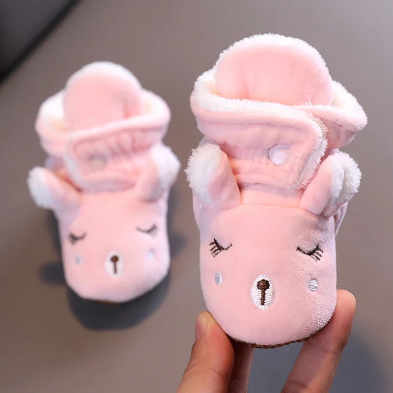 Infants Winter Teddy Bear Baby Booties