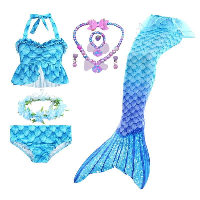 Mermaid Swim Costume with Tail