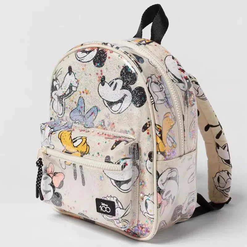 Disney Mickey Mouse Print Sequin Mini Backpack