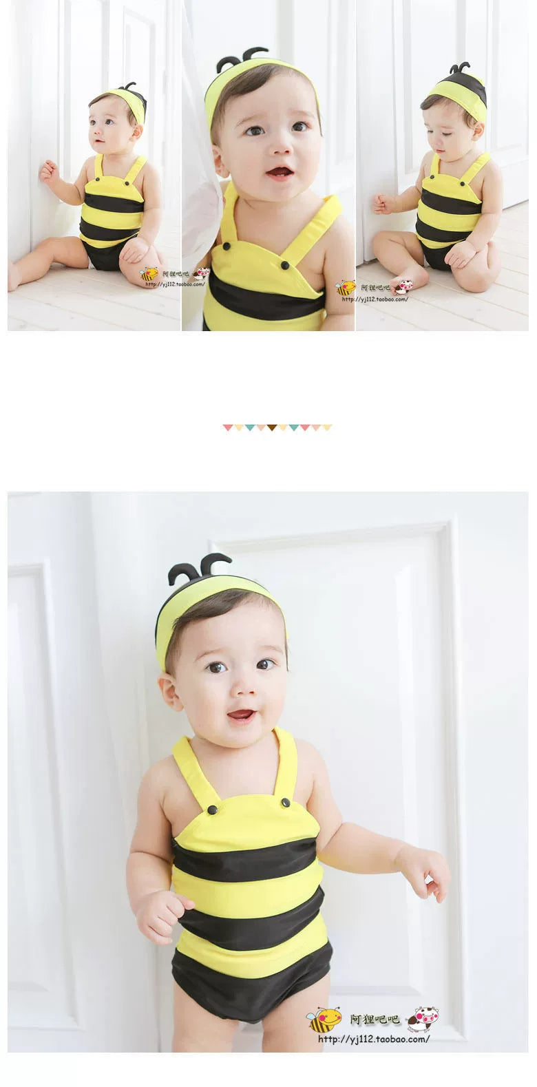 Toddlers' Little Bee One-Piece Swimsuit